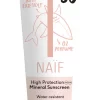 Naïf Zonnebrand Crème SPF50 - 100ML - Zonder Parfum - Baby & Kids - Met Natuurlijke Ingrediënten
