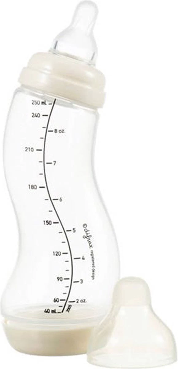 Difrax - S-Fles Natural - Babyfles Caramel - 0+ Maanden - 250ml - Afbeelding 11