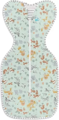 Love To Dream™ Babyslaapzak Swaddle Up™ - Inbakeren - Baby 3-6 Maanden - 6-8.5 Kg - All Season - Safari