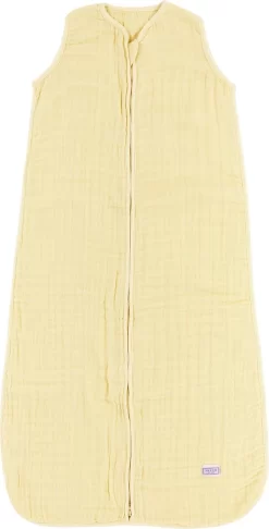 Meyco Hydrofiele Baby Slaapzak Uni - 110cm - Soft Yellow