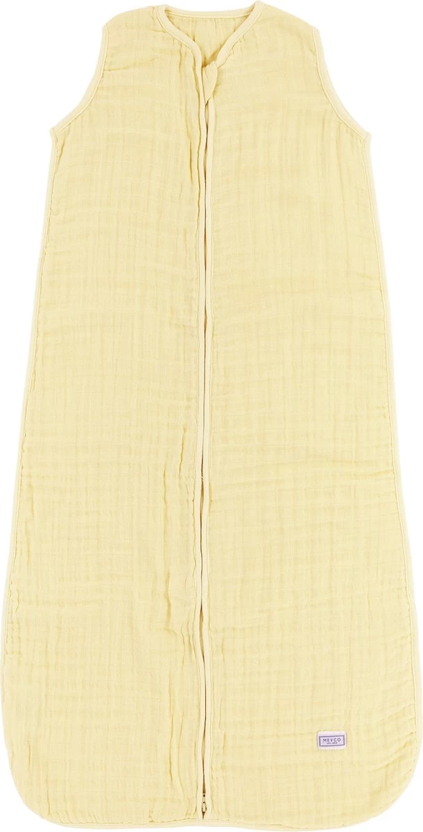 Meyco Hydrofiele Baby Slaapzak Uni - 110cm - Soft Yellow