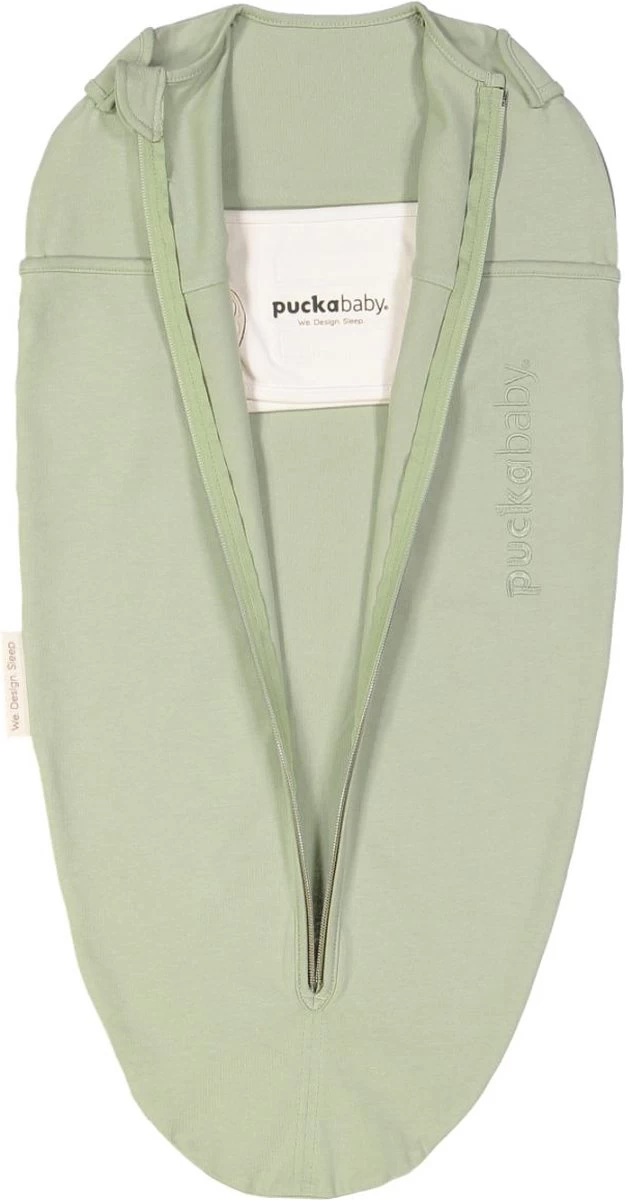 Puckababy Inbakerslaapzak Original Mini - 3-6 Maanden - Cotton - Olive - Afbeelding 3
