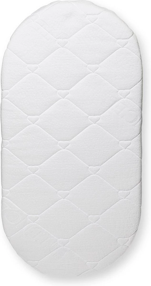 Merkloos Kinderwagen Matrasje Ultra Soft Ovaal Universeel - Afbeelding 2