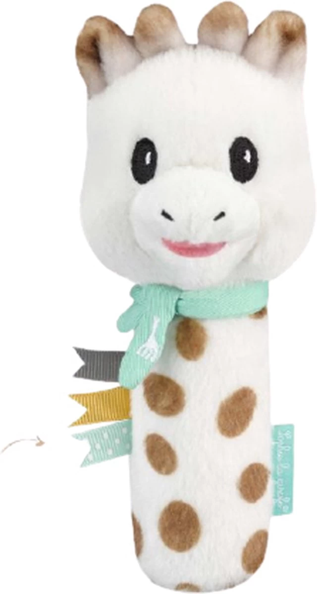 Sophie De Giraf - Rammelaar - Pluche Knijprammelaar - Afbeelding 5
