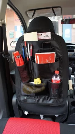 Merkloos Auto Organizer - Zwart