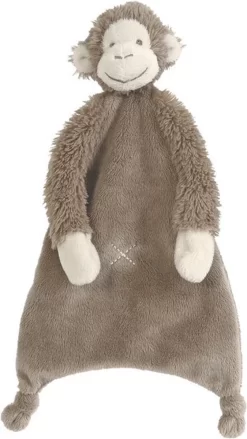 Happy Horse Aap Mickey Knuffeldoekje - Bruin - Baby Cadeau