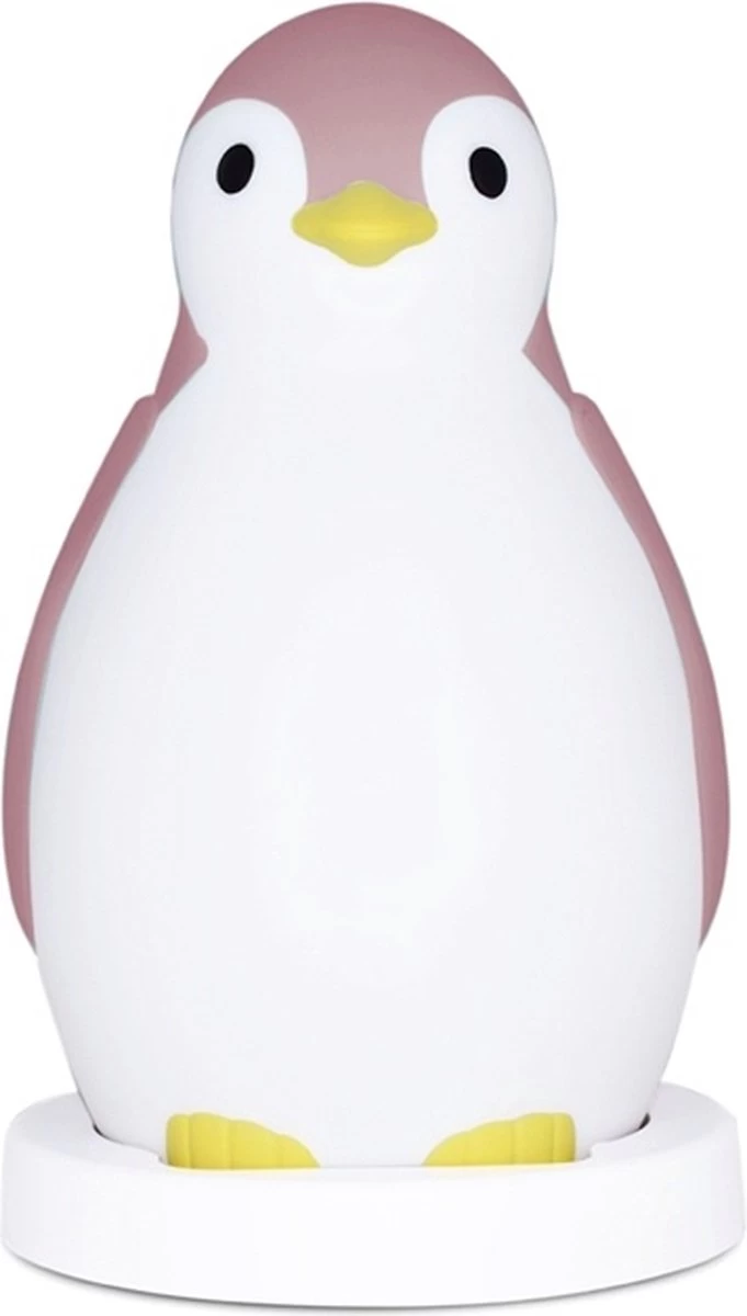 Zazu Pam Slaaptrainer - Pinguin - Met Bluetooth Speaker En Nachtlamp Functie - Roze