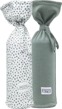 Meyco Cheetah/Uni Kruikenzak - 2-pack - Forest Green