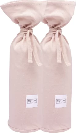 Meyco Uni Kruikenzak - 2-pack - Soft Pink