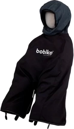 Bobike Poncho Mini - Zwart (wind- En Waterdicht)