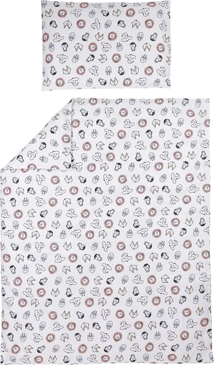 Meyco Animal Dekbedovertrek Peuter - 120x150 Cm
