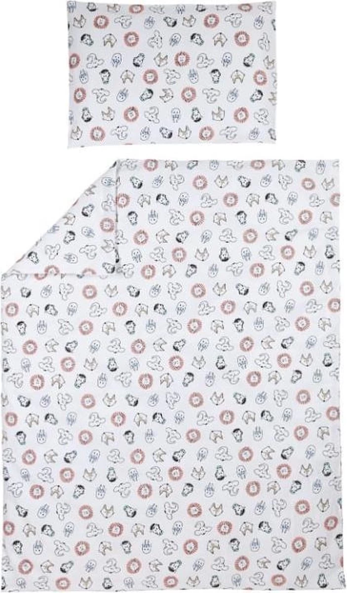 Meyco Animal Dekbedovertrek Peuter - 120x150 Cm - Afbeelding 4