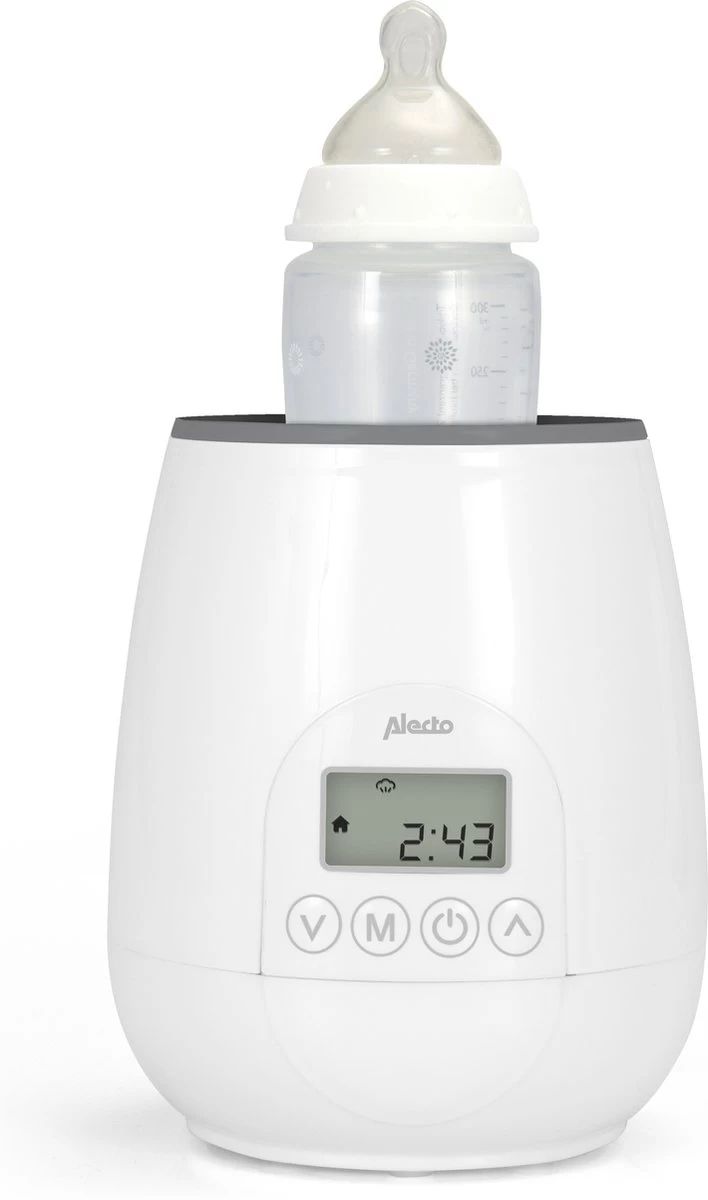 Alecto BW-700 - Snelle Digitale Flessenwarmer 500W Voor Opwarmen, Steriliseren En Ontdooien - Inclusief Stoomkap - Bediening Via Display - Wit - Afbeelding 14