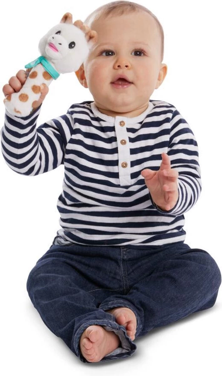 Sophie De Giraf - Rammelaar - Pluche Knijprammelaar - Afbeelding 2