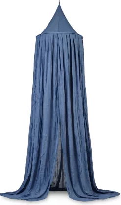 Jollein Baby Klamboe Vintage 245cm - Jeans Blue