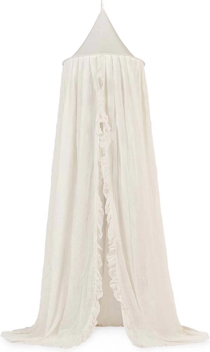 Jollein Baby Klamboe Vintage Ruffle 245cm - Ivory - Afbeelding 13