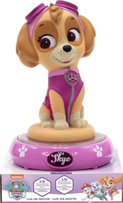 Paw Patrol 3D LED-Nachtlamp Skye 25 Cm