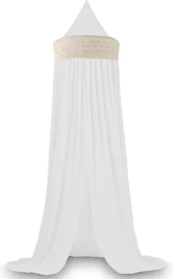 Deryan Baby Klamboe Vintage 245cm - Kinderklamboe - Hemeltje - Wit/Ivory