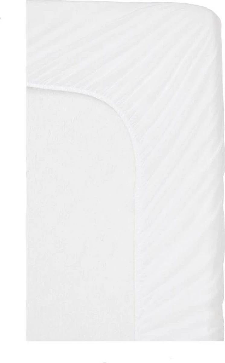 Princessmatras Beschermer-Waterdicht PU-Molton -flanel-100% Katoen Antibacteriëel-Rondom Elastiek-Baby-Junior-70x140-cm Wit - Afbeelding 2