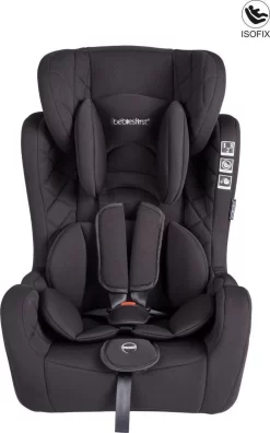 Bebies First Autostoel Grow Up Isofix Groep 1/2/3 (9-36kg) - Zwart