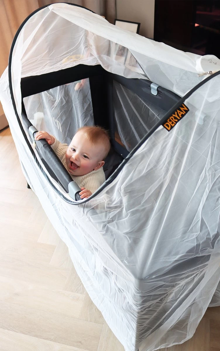 Deryan Luxe Klamboe Voor Campingbed - Klamboe Voor Ledikant - Babyklamboe - Universeel - Afbeelding 8