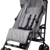 Ding GoGo Buggy - Grijs - Multi Standen Buggy - Incl. Boodschappenmandje En Zonnekap