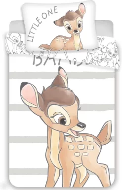 Disney Bambi BABY Dekbedovertrek Little One 100 X 135 Cm - Wit