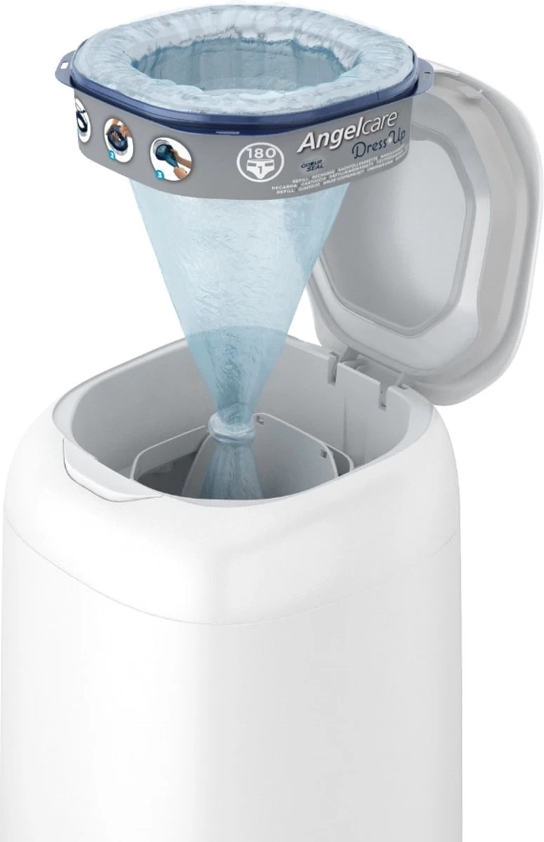 Angelcare DressUp Navulverpakking Luieremmer - 1 ROL - Afbeelding 3