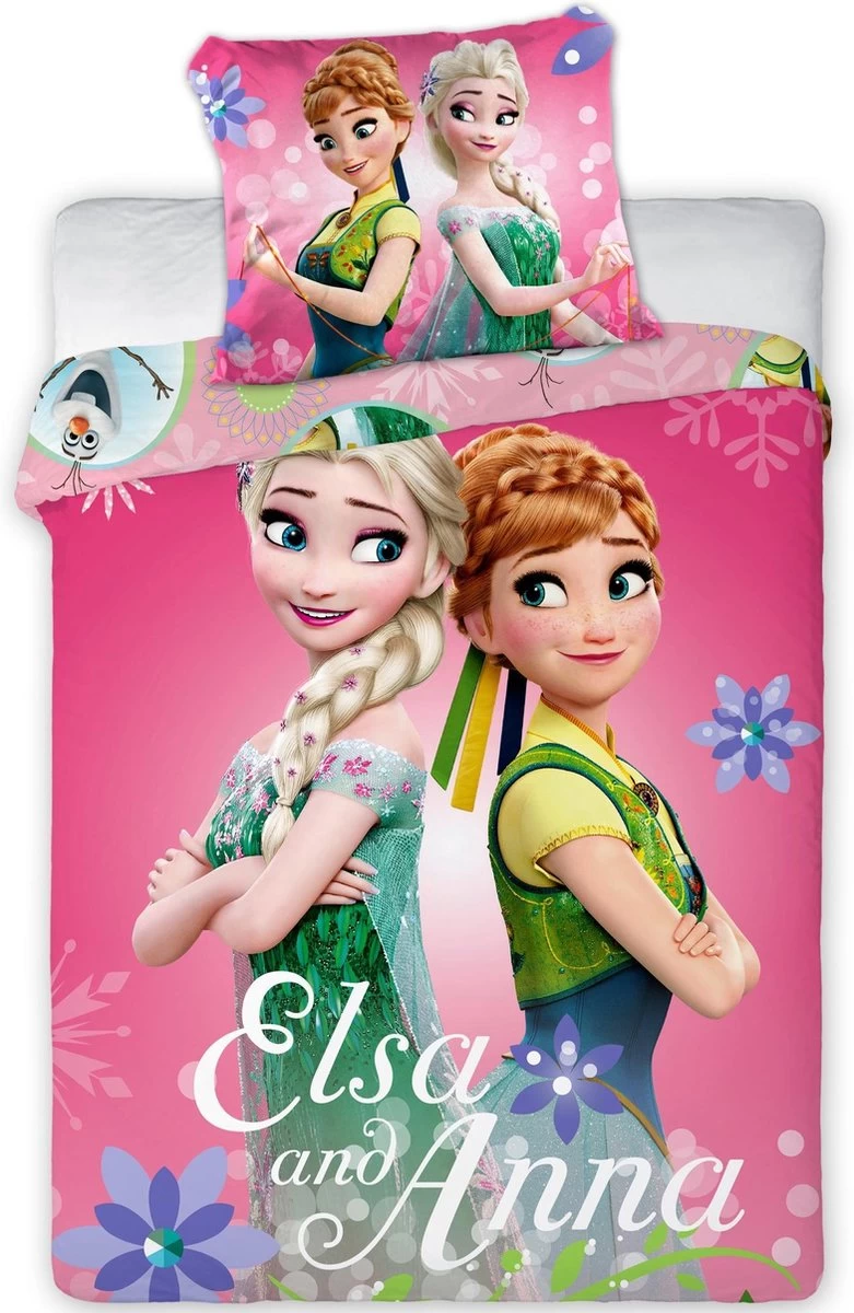 Disney Frozen Baby Dekbedovertrek Friendship - 100 X 135 Cm - Katoen