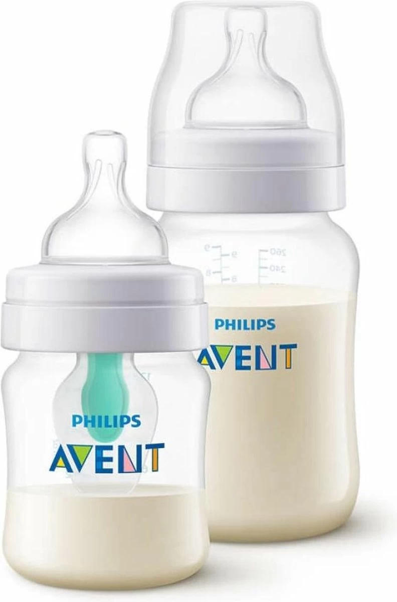 Philips Avent SCD809/01 Anti-Colic Combi Babyfles (125ml) + (260ml) Met AirFree Ventiel - Afbeelding 14