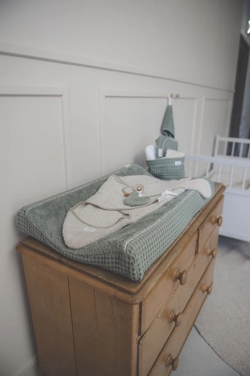 Koeka Newborn Baby Omslagdoek Dijon Daily - Zand - Afbeelding 6