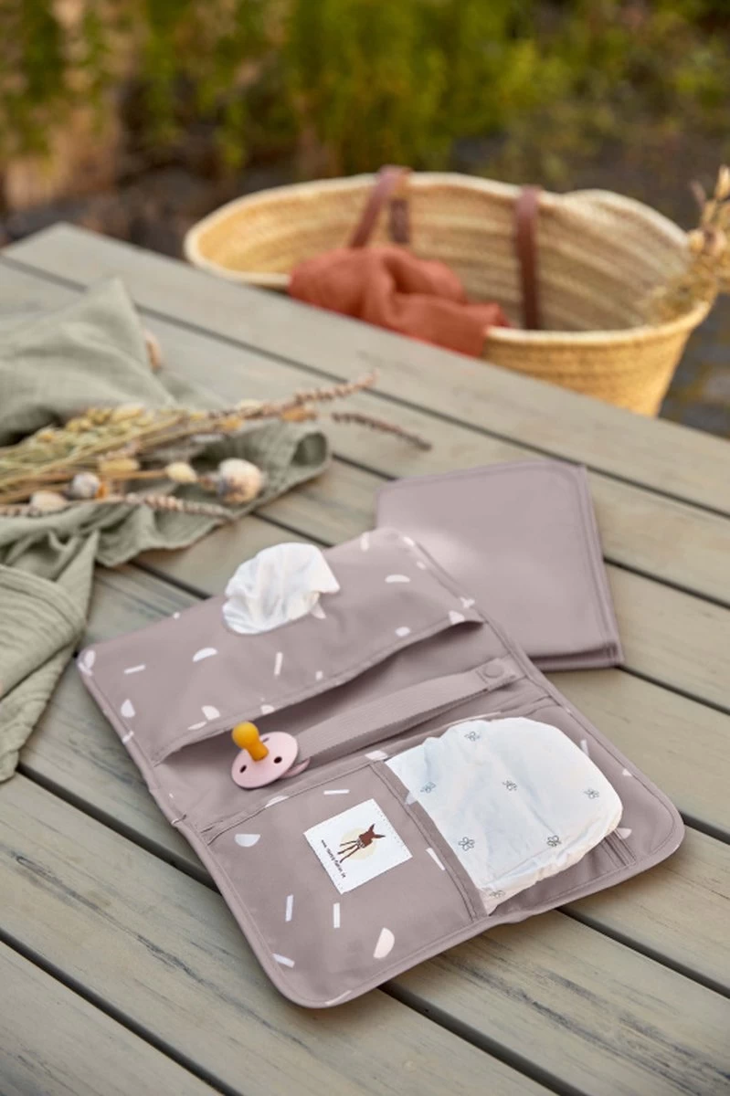 Lässig Verschoningsmatje Blocks Taupe - Afbeelding 4