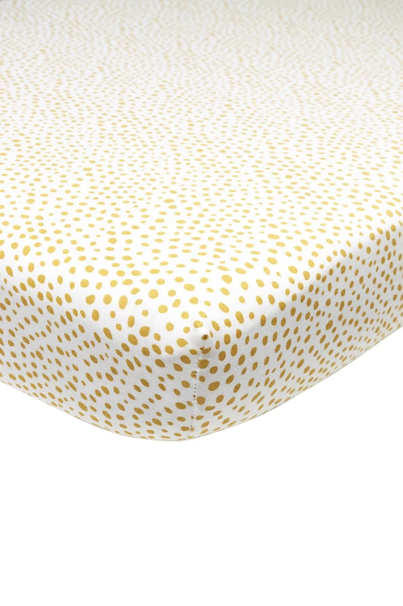 Meyco Cheetah Hoeslaken Juniorbed - Honey Gold - 70x140/150cm