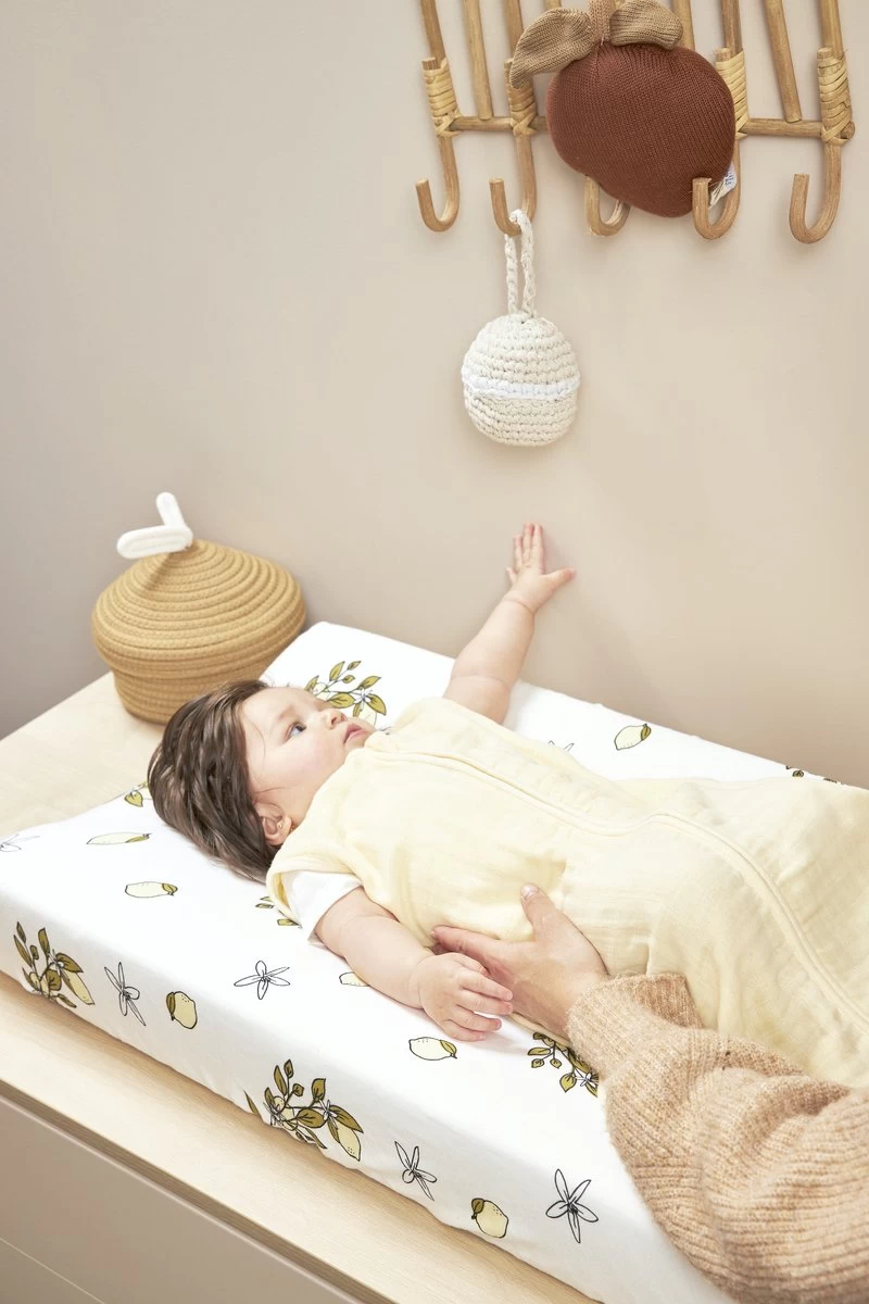 Meyco Hydrofiele Baby Slaapzak Uni - 110cm - Soft Yellow - Afbeelding 3