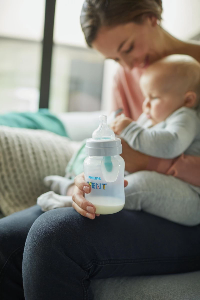 Philips Avent SCD809/01 Anti-Colic Combi Babyfles (125ml) + (260ml) Met AirFree Ventiel - Afbeelding 12