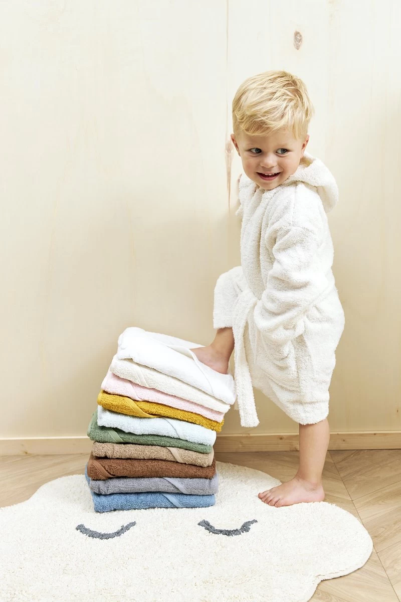 Meyco Badcape Basic Badstof - Grijs - 75x75cm - Afbeelding 2