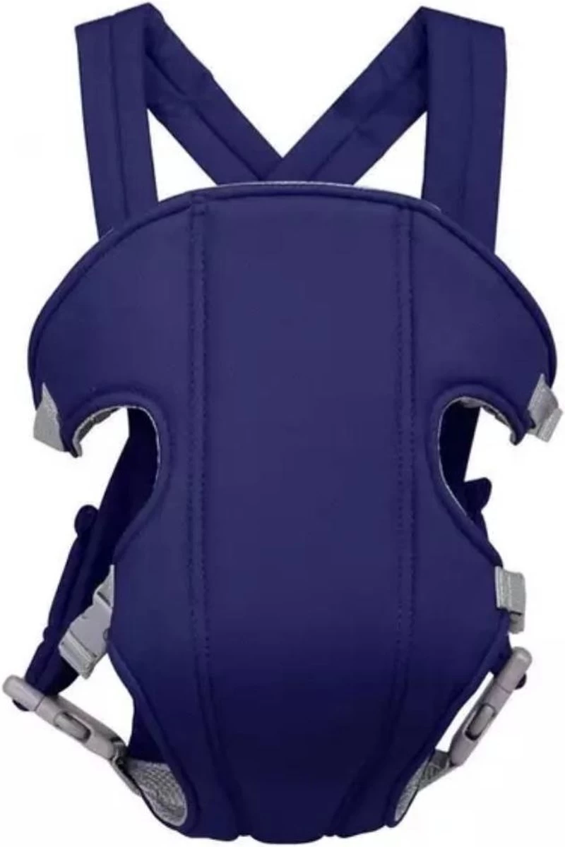 Baby Draagzak Blauw - Baby Carrier – Baby Drager Max. 15 Kg - 2 Tot 18 Maanden - Ergonomisch - Baby Draagdoek - Heupdrager - Steundrager Baby