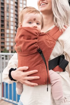 ByKay - Draagzak - Click Carrier Classic - Linnen Rusty Brown