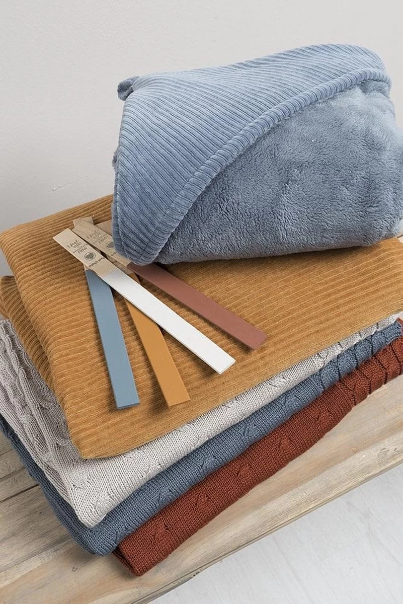 Baby's Only Wikkeldeken - Omslagdoek Baby Sense - Teddy Voering - Vintage Blue - 75x75 Cm - Geschikt Voor Drie- En Vijfpuntsgordel - Afbeelding 6