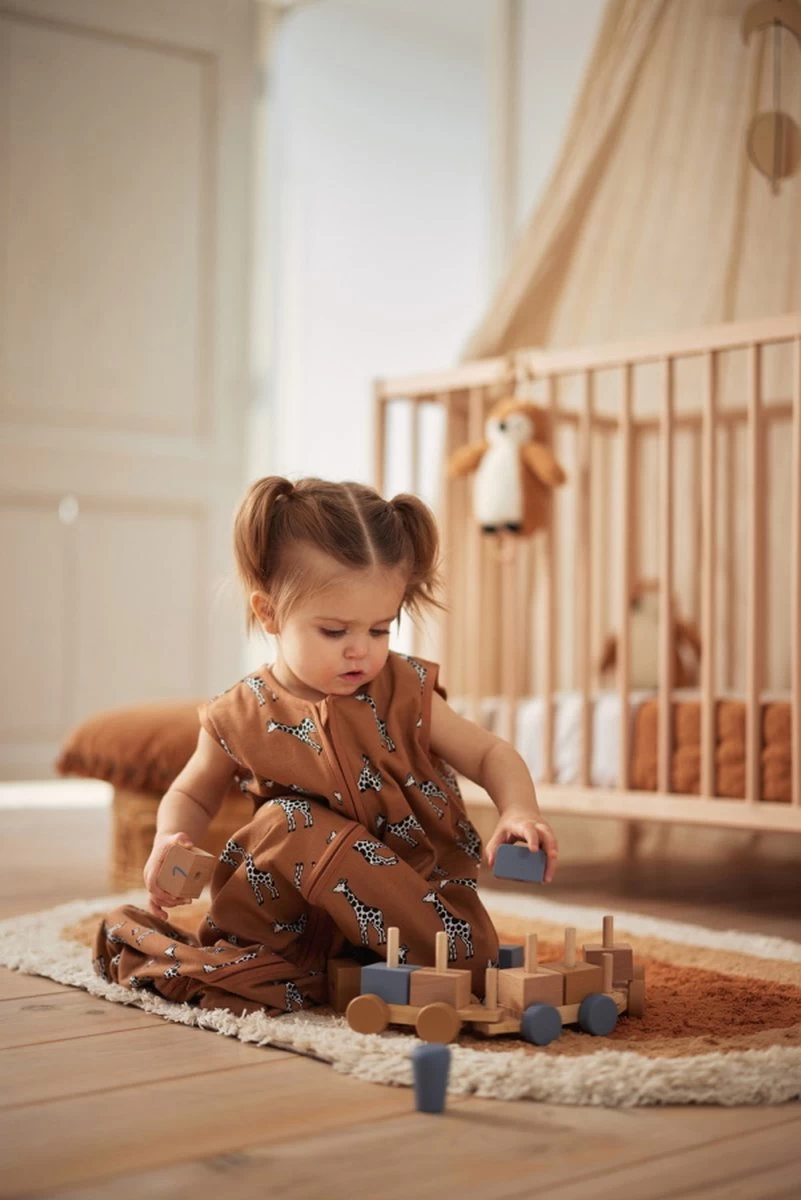 Jollein Baby Slaapzak Jersey 70cm Giraffe - Caramel - Afbeelding 16