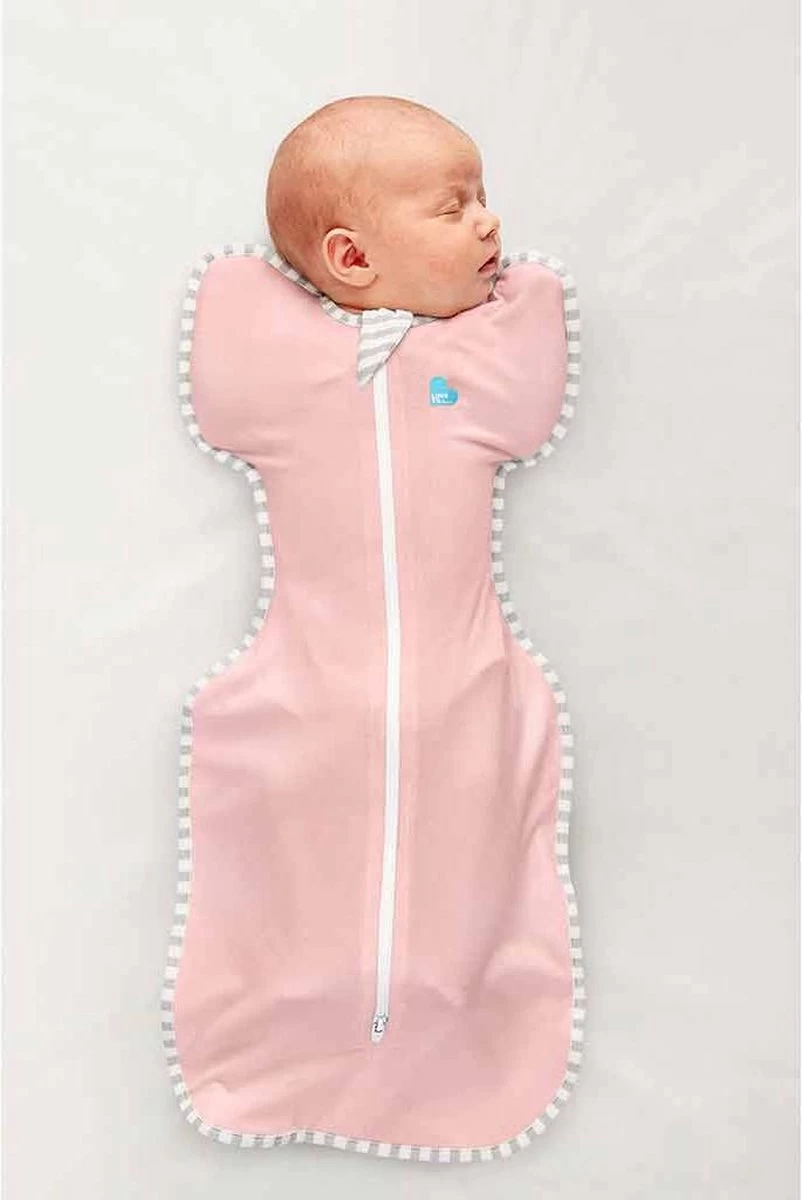 Love To Dream™ Babyslaapzak Swaddle Up™ - Inbakeren - Baby 0-3 Maanden - 3.5-6 Kg - All Season - Oud Roze - Afbeelding 3