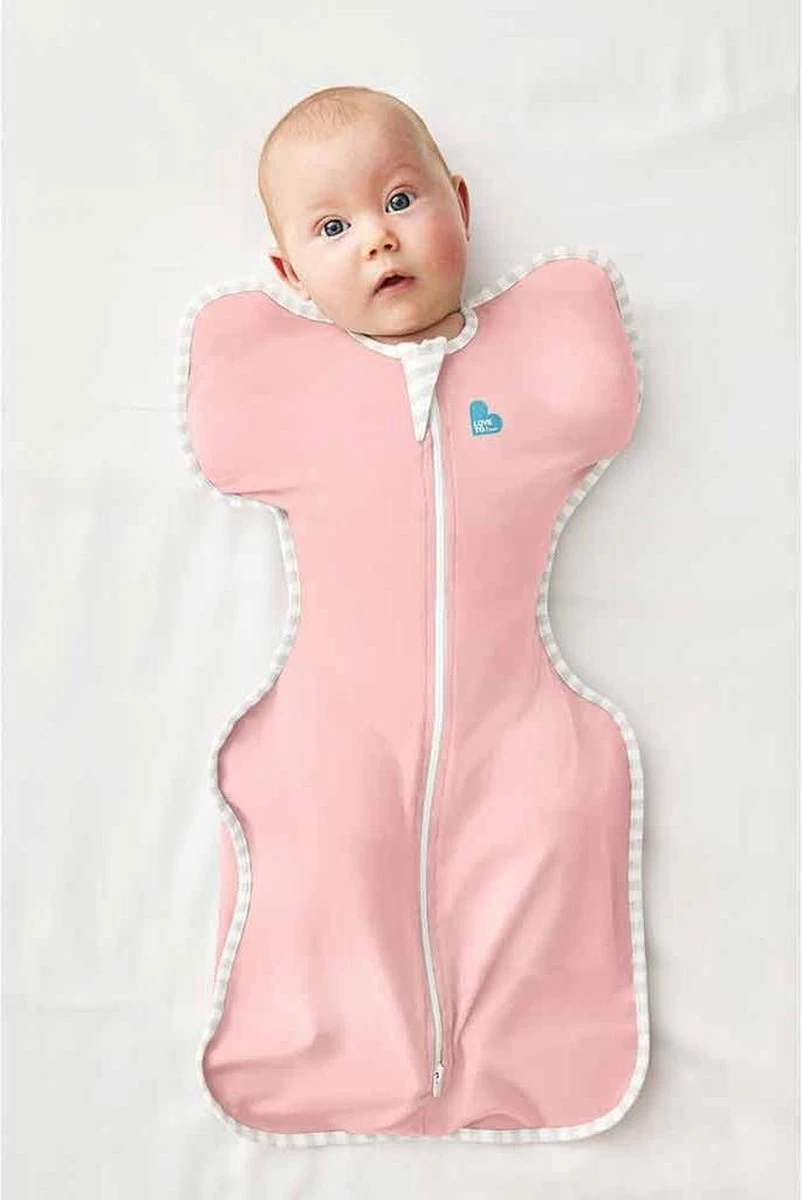 Love To Dream™ Babyslaapzak Swaddle Up™ - Inbakeren - Baby 0-3 Maanden - 3.5-6 Kg - All Season - Oud Roze - Afbeelding 4