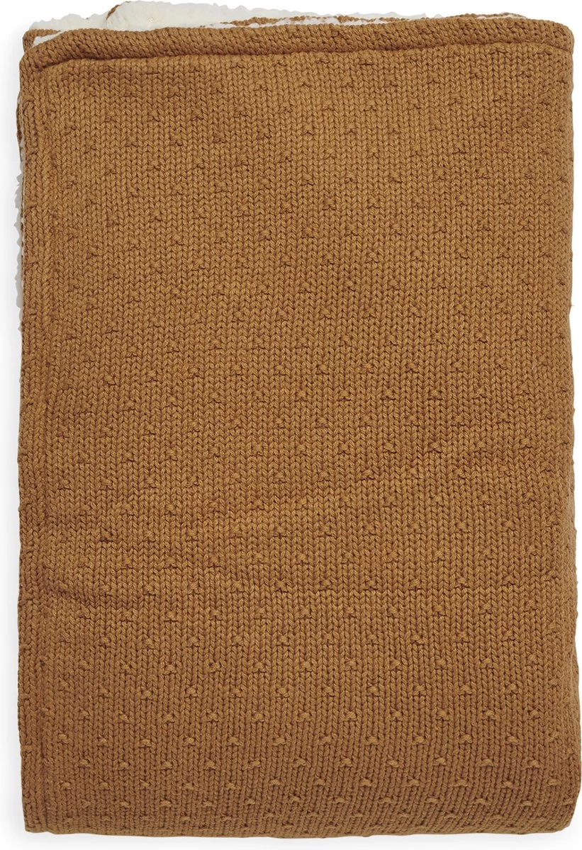 Jollein Baby Deken Ledikant 100x150cm Teddy - Bliss Knit - Caramel - Afbeelding 15