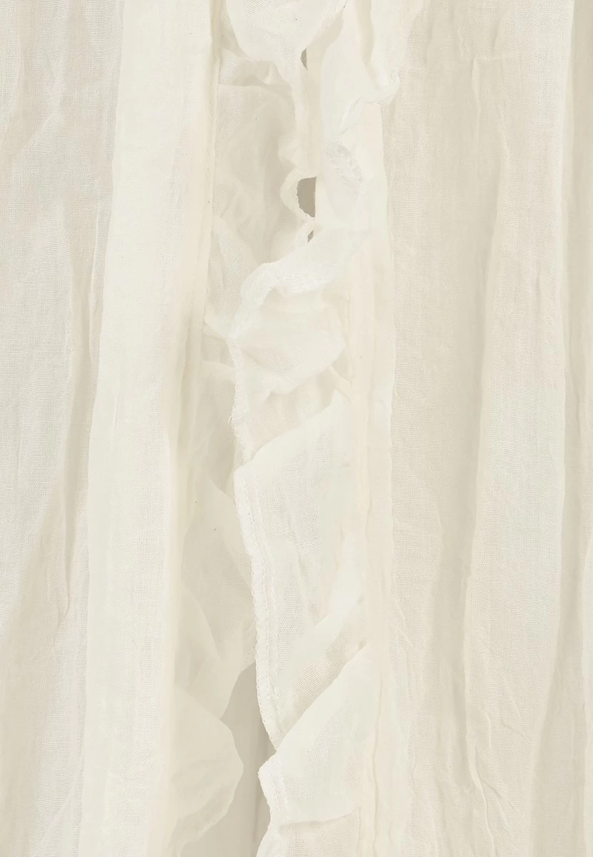 Jollein Baby Klamboe Vintage Ruffle 245cm - Ivory - Afbeelding 5