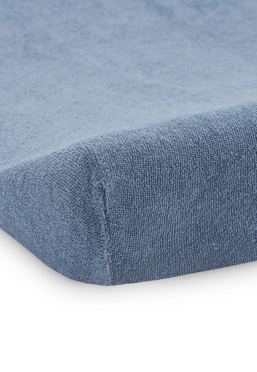 Jollein Aankleedkussenhoes Badstof 50x70cm - Jeans Blue - 2 Stuks - Afbeelding 6