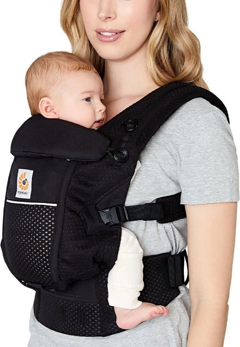 Ergobaby Draagzak Adapt - Soft Flex Mesh - Onyx Black - Afbeelding 3