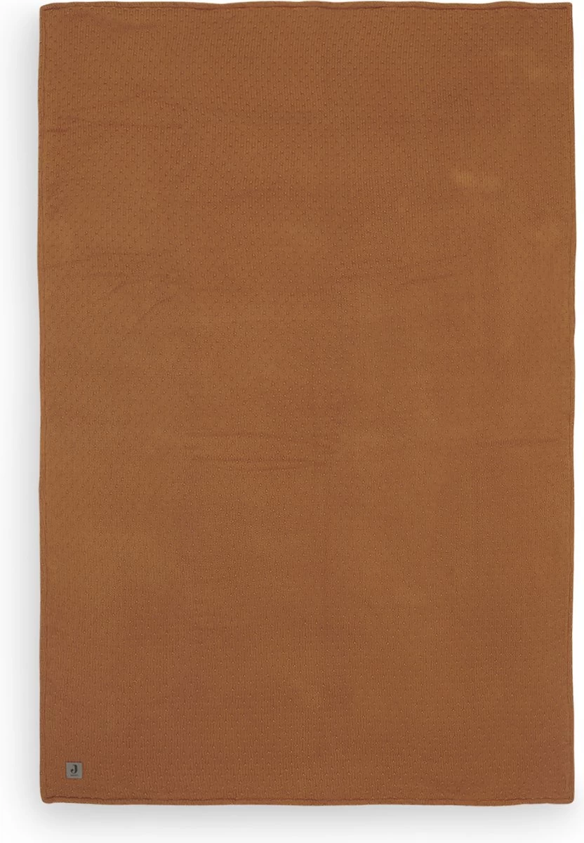 Jollein Baby Deken Ledikant 100x150cm Teddy - Bliss Knit - Caramel - Afbeelding 4