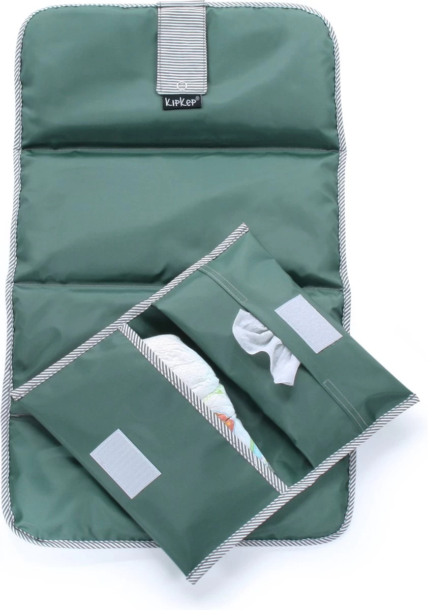 KipKep Napper Combi Verschonings-set - Uit Gerecyclede Materialen - Calming Green - Afbeelding 8