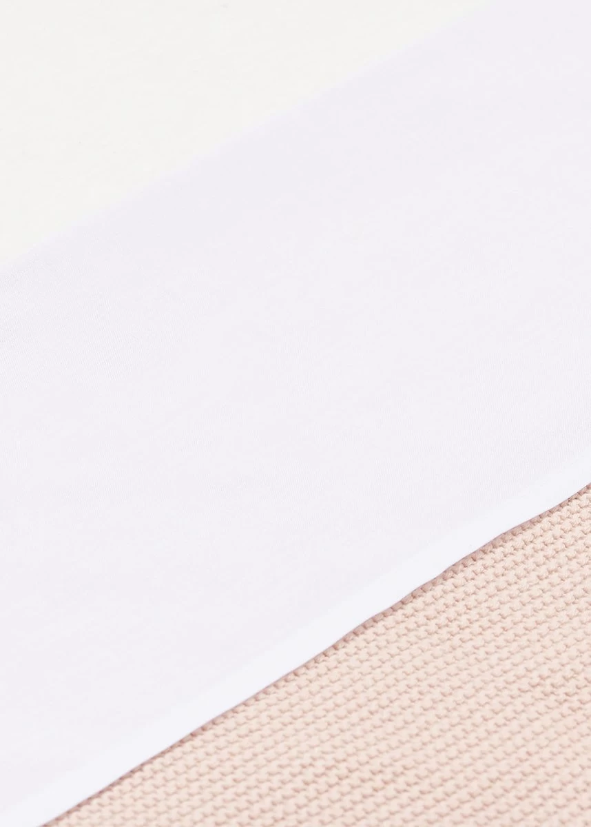 Jollein Baby Laken Wieg 75x100cm - Wit - Afbeelding 5