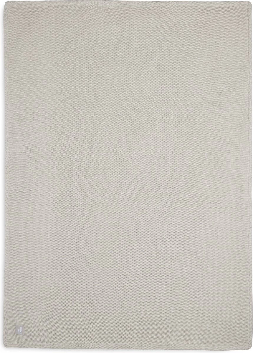 Jollein Baby Deken Wieg 75x100cm Basic Knit - Nougat/Fleece - Afbeelding 2
